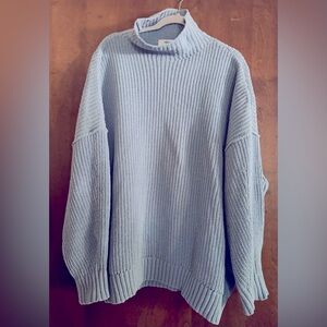 Aerie blue oversized sweater XL